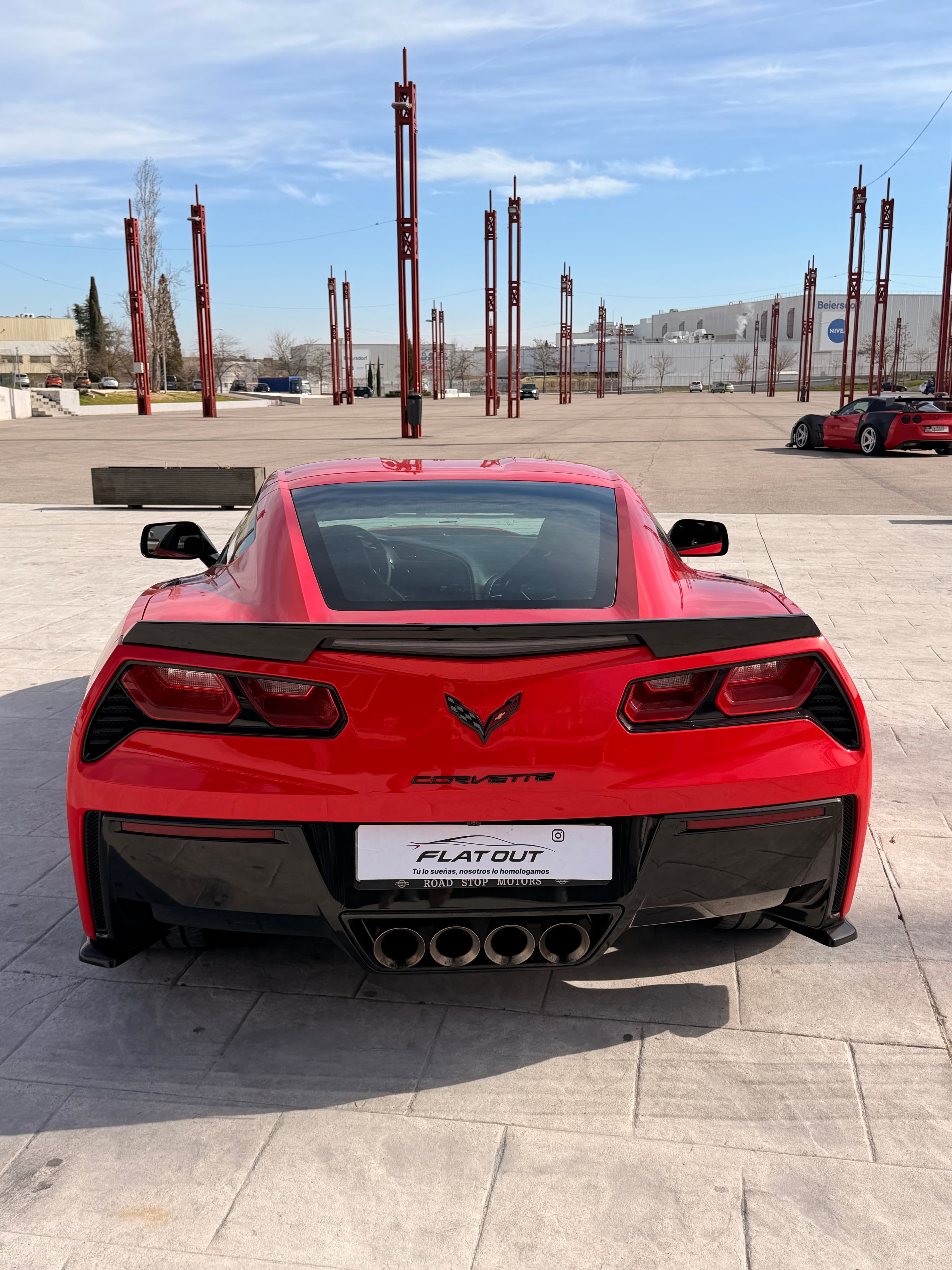 Corvette matriculado por Flatout